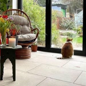 Insignia Beige Porcelain Tiles - matt - Customer photo