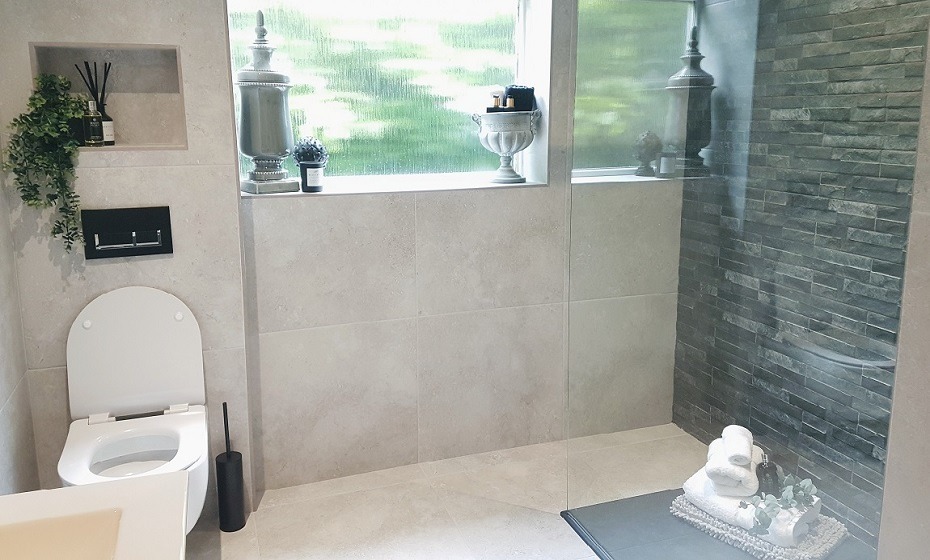 Industrial Chic Bathroom Customer Project
