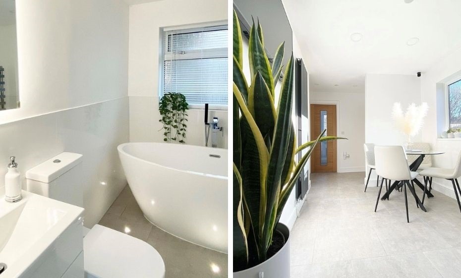 Grey Industrial Tiles - Before and After