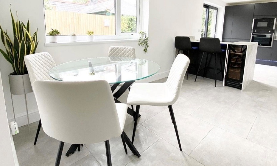 Grey Industrial Tiles - Kitchen