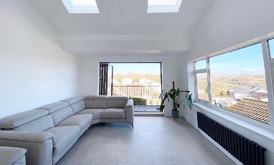 Grey Industrial Tiles - Living Area
