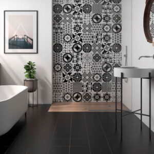 Mugat Black Small Square Tiles