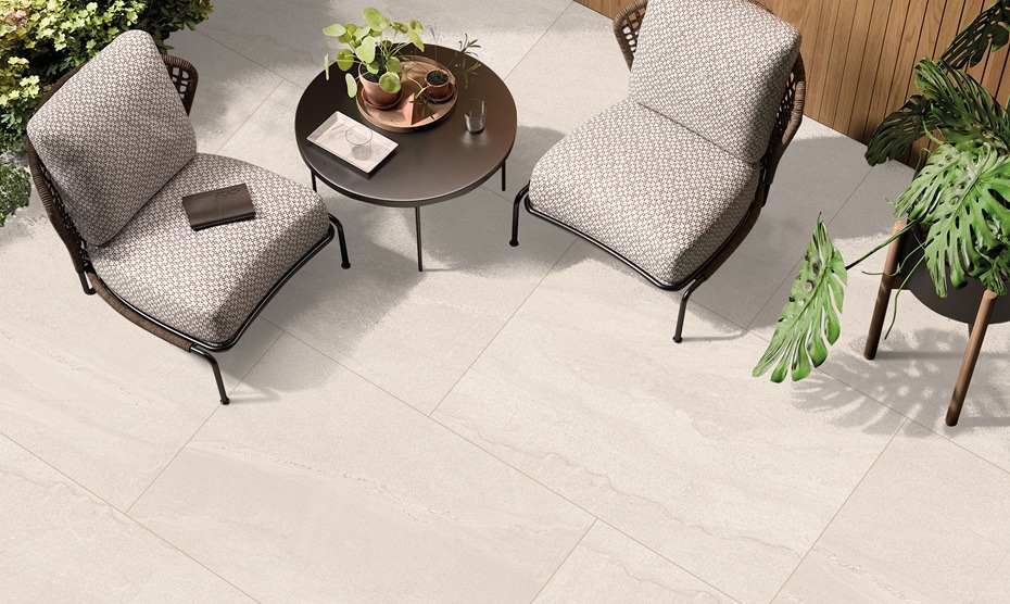 Bejin Beige Porcelain Garden Tiles 60x90