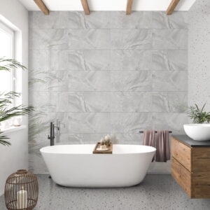 Ocean Marble Glossy Grey Tiles