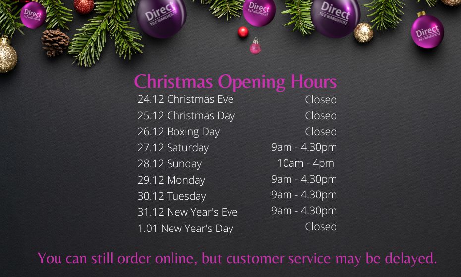 Christmas Opening Hours 2025